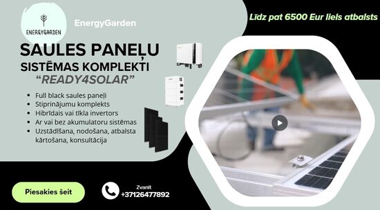 Saules paneļu komplekti Ready4Solar